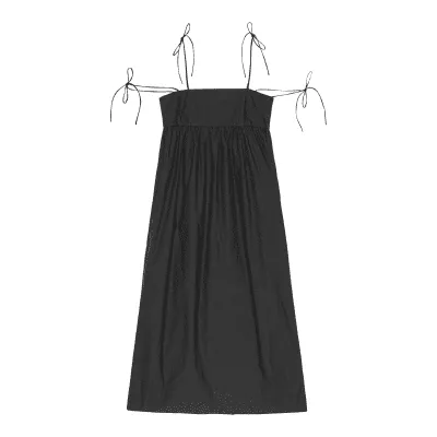 Платье жатое на бретелях