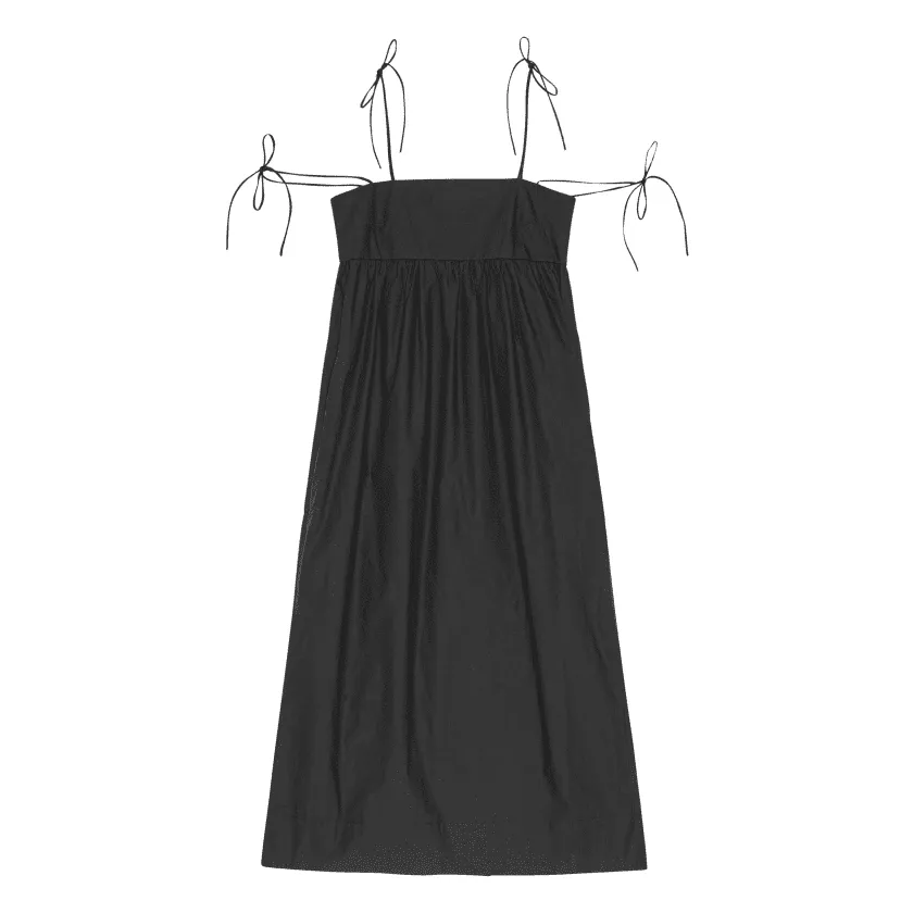 Платье жатое на бретелях