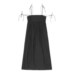 Платье жатое на бретелях