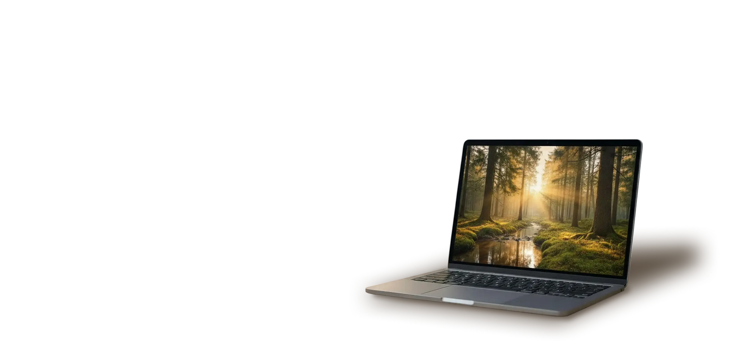 Ноутбук на столе