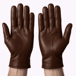 Мужские кожаные перчатки Erk & Co