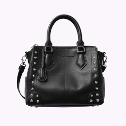 Женская сумка Nuvella из натуральной кожи чёрного цвета