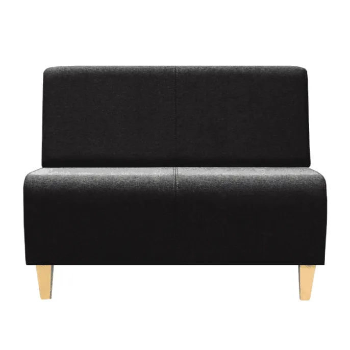 Диван NordRest Rudy двухместный (черный)