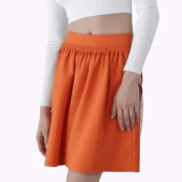 Юбка оранжевая расклешенная