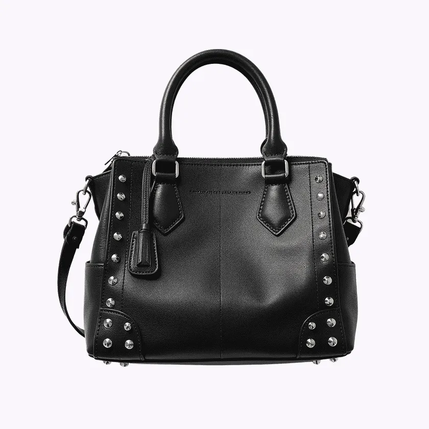 Женская сумка Nuvella из натуральной кожи чёрного цвета