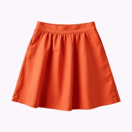 Юбка оранжевая расклешенная