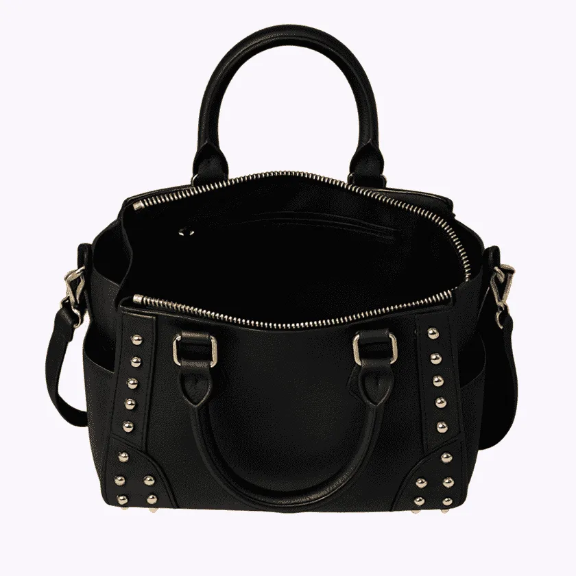 Женская сумка Nuvella из натуральной кожи чёрного цвета