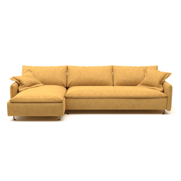 Диван угловой NordRest Next (желтый)